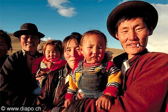 692 - Mongolie -  Famille nomade