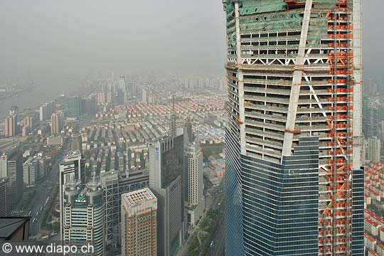 10039 - Photo :  Shanghai, district de Pudong, quartier des affaires, Chine, China