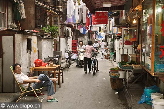 10222 - Photo :  rue de Shanghai, Chine, China