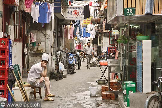 10223 - Photo :  rue de Shanghai, Chine, China