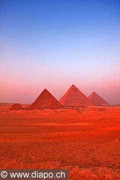 10540 - image des pyramides d'Egypte au Caire