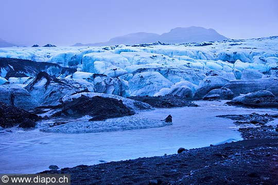 10949 - Photo : Islande, terre de glace - Glacier Myrdalsjkull