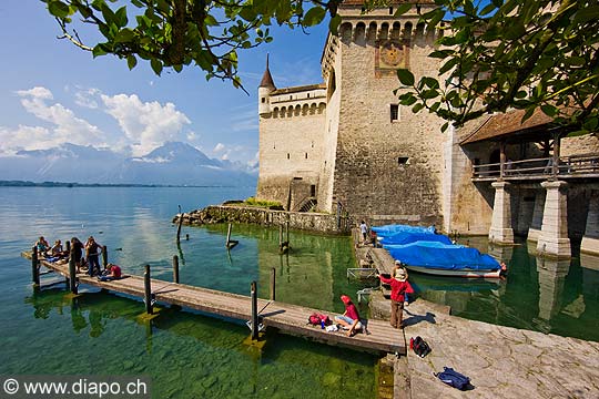 11263 - Photo :  Suisse - Chteau de Chillon au bord du Lac Lman