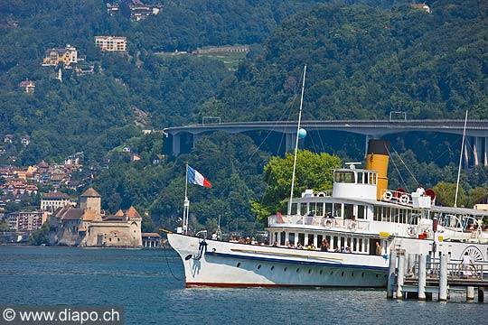 11272 - Photo :  Suisse - Chteau de Chillon au bord du Lac Lman