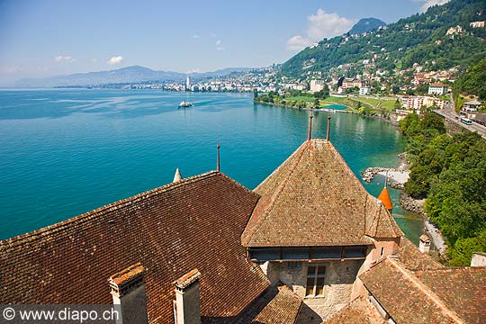 11286 - Photo :  Suisse - Chteau de Chillon au bord du Lac Lman