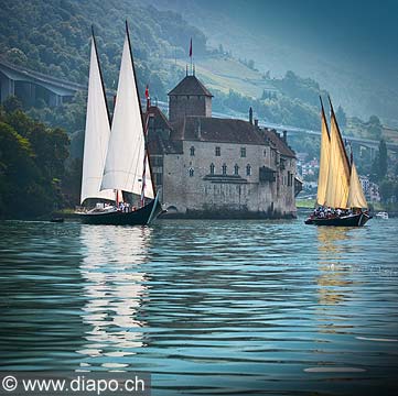 11329 - Photo :  Suisse - Chteau de Chillon au bord du Lac Lman