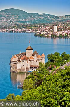 11339 - Photo :  Suisse - Chteau de Chillon au bord du Lac Lman