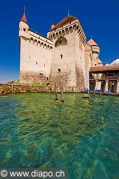 11447 - Photo :  Suisse - Chteau de Chillon au bord du Lac Lman