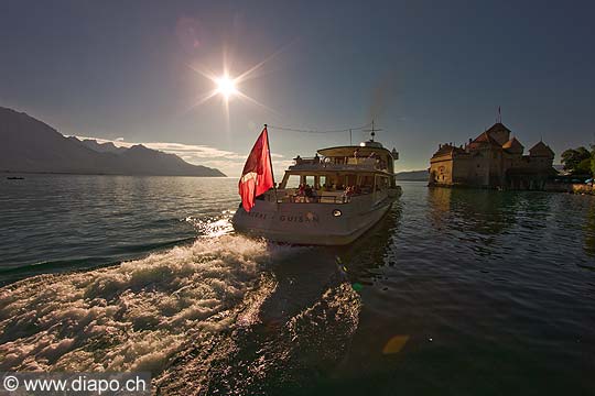 11462 - Photo :  Suisse - Chteau de Chillon au bord du Lac Lman