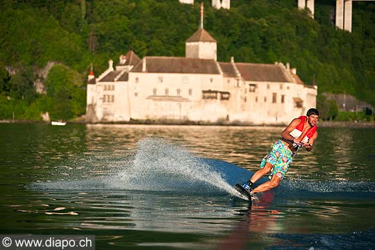 11465 - Photo :  Suisse - Chteau de Chillon au bord du Lac Lman