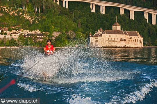 11468 - Photo :  Suisse - Chteau de Chillon au bord du Lac Lman