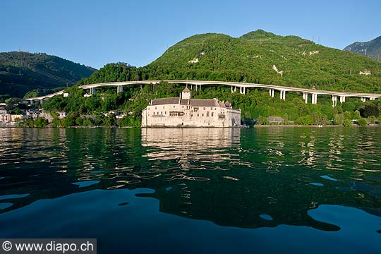 11473 - Photo :  Suisse - Chteau de Chillon au bord du Lac Lman