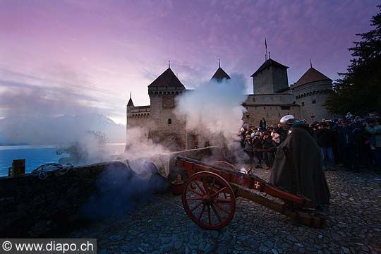 11527 - Photo :  Suisse - Chteau de Chillon au bord du Lac Lman