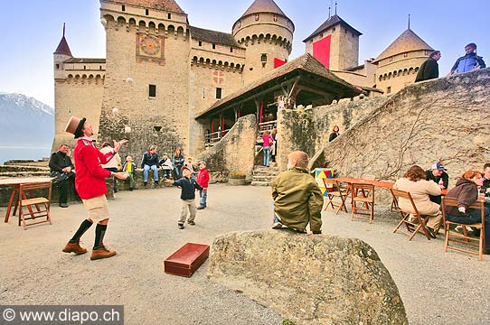 11567 - Photo :  Suisse - Chteau de Chillon au bord du Lac Lman