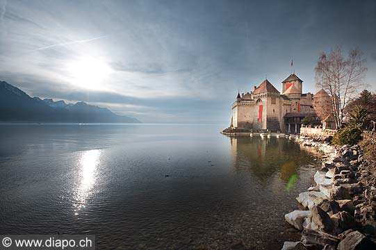 11589 - Photo :  Suisse - Chteau de Chillon au bord du Lac Lman