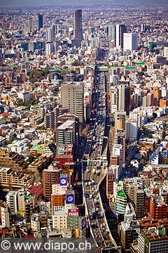 11724 - Photo :  Japon, Tokyo, vue depuis Roppongi Hills