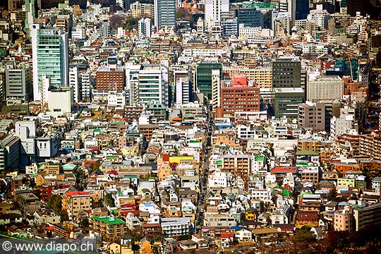 11737 - Photo :  Japon, Tokyo, vue depuis Roppongi Hills