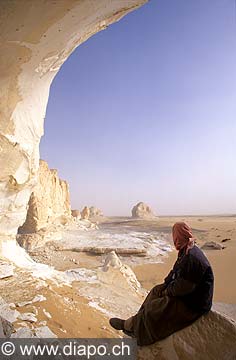 3296 - Photo :Sahara - Afrique - Egypte - dsert blanc