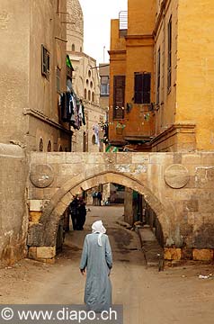 3417 - Le Caire - Cimetire nord, porte de Qat Bey