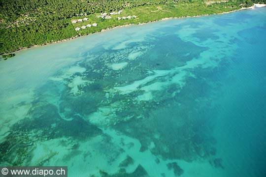 7549 - Photo : vue arienne de l'le de Zanzibar - Tanzanie - Afrique