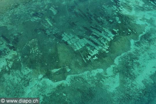 7554 - Photo : vue arienne de l'le de Zanzibar - Tanzanie - Afrique