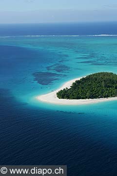 7575 - Photo : vue arienne de l'le de Zanzibar - Tanzanie - Afrique