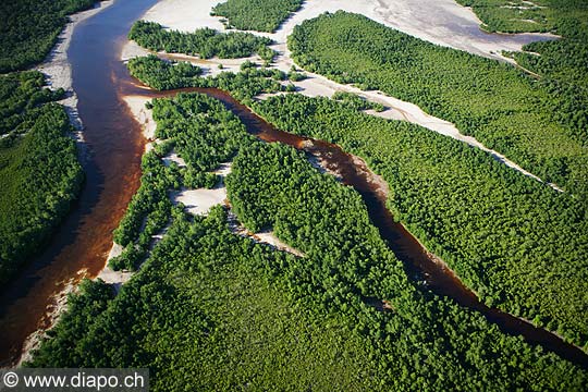 7584 - Photo : vue arienne de l'le de Zanzibar - Tanzanie - Afrique