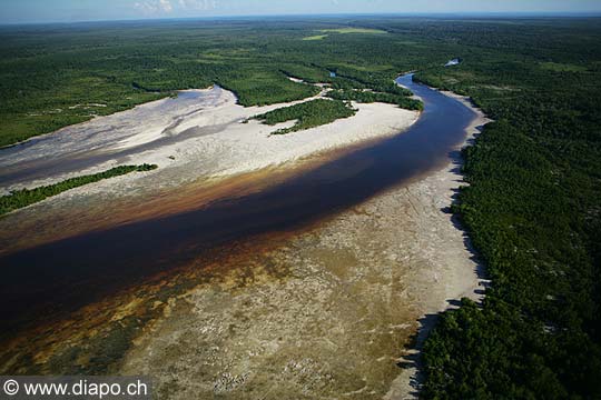 7586 - Photo : vue arienne de l'le de Zanzibar - Tanzanie - Afrique