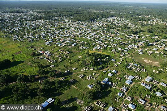 7604 - Photo : vue arienne de l'le de Zanzibar - Stone Town - Tanzanie -  Afrique