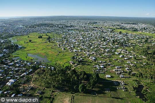 7605 - Photo : vue arienne de l'le de Zanzibar - Stone Town - Tanzanie -  Afrique