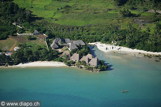 7625 - Photo : vue arienne de l'le de Zanzibar - Tanzanie - Afrique