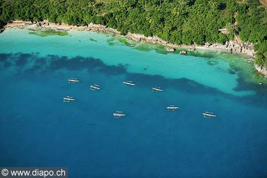 7632 - Photo : vue arienne de l'le de Zanzibar - Tanzanie - Afrique