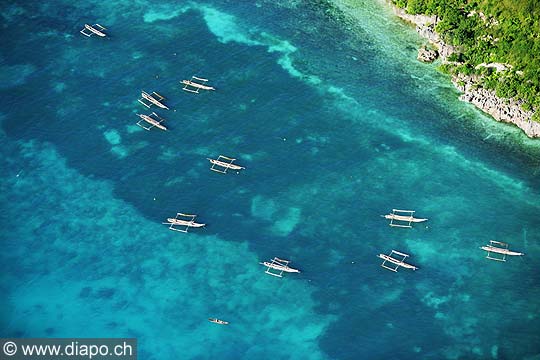 7633 - Photo : vue arienne de l'le de Zanzibar - Tanzanie - Afrique