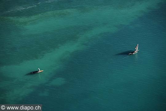 7645 - Photo : vue arienne de l'le de Zanzibar - Tanzanie - Afrique