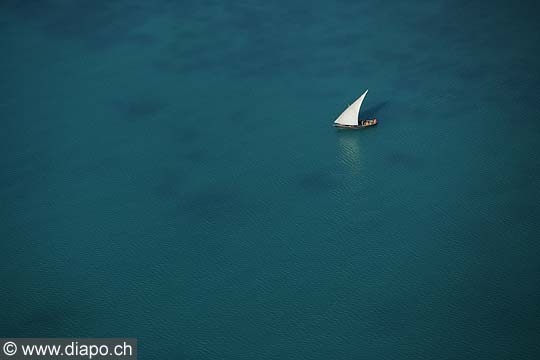 7650 - Photo : vue arienne de l'le de Zanzibar - Tanzanie - Afrique