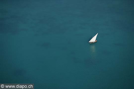 7651 - Photo : vue arienne de l'le de Zanzibar - Tanzanie - Afrique