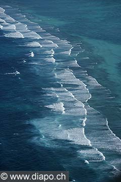 7664 - Photo : vue arienne de l'le de Zanzibar - Tanzanie - Afrique