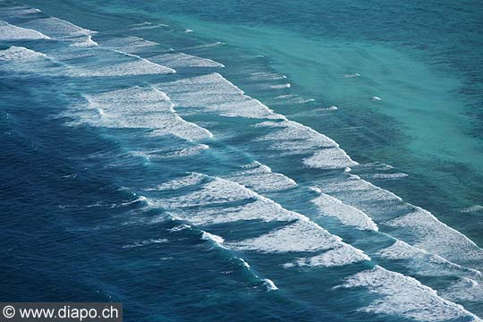 7665 - Photo : vue arienne de l'le de Zanzibar - Tanzanie - Afrique