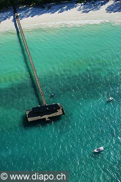 7666 - Photo : vue arienne de l'le de Zanzibar - Tanzanie - Afrique