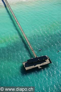 7667 - Photo : vue arienne de l'le de Zanzibar - Tanzanie - Afrique