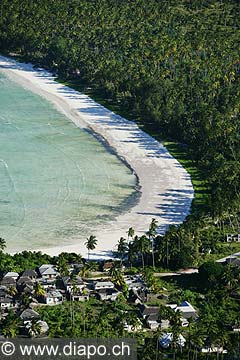 7668 - Photo : vue arienne de l'le de Zanzibar - Tanzanie - Afrique