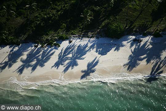 7669 - Photo : vue arienne de l'le de Zanzibar - Tanzanie - Afrique