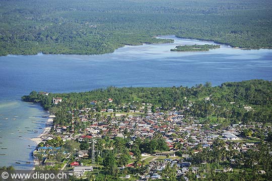 7673 - Photo : vue arienne de l'le de Zanzibar - Tanzanie - Afrique