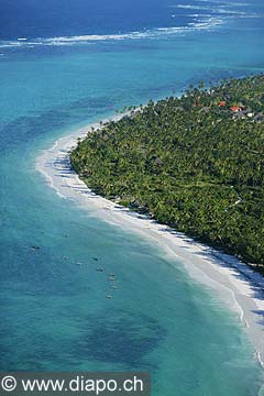 7680 - Photo : vue arienne de l'le de Zanzibar - Tanzanie - Afrique