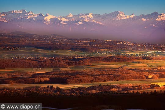 8555 - Photo : Canton de Vaud entre le Mollendruz et Lausanne