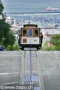 8628 - Photo : USA, Etats-Unis, Californie, San Francisco, Image of America - Cable Car