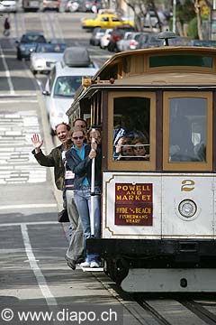 8630 - Photo : USA, Etats-Unis, Californie, San Francisco, Image of America - Cable Car