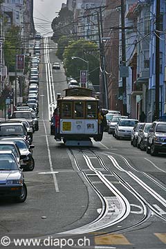 8639 - Photo : USA, Etats-Unis, Californie, San Francisco, Image of America - Cable Car