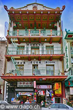 8641 - Photo : USA, Etats-Unis, Californie, San Francisco, Image of America - Chinatown