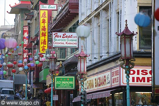 8644 - Photo : USA, Etats-Unis, Californie, San Francisco, Image of America - Chinatown